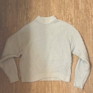 Abercrombie & Fitch Soft A&F Collection Light Blue Sweater